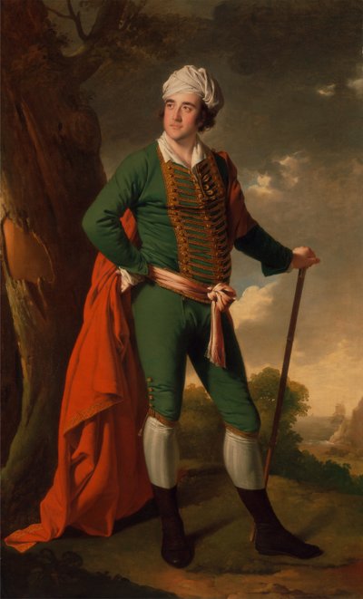 Portrait of a Man, Known as the Indian Captain by Joseph Wright of Derby